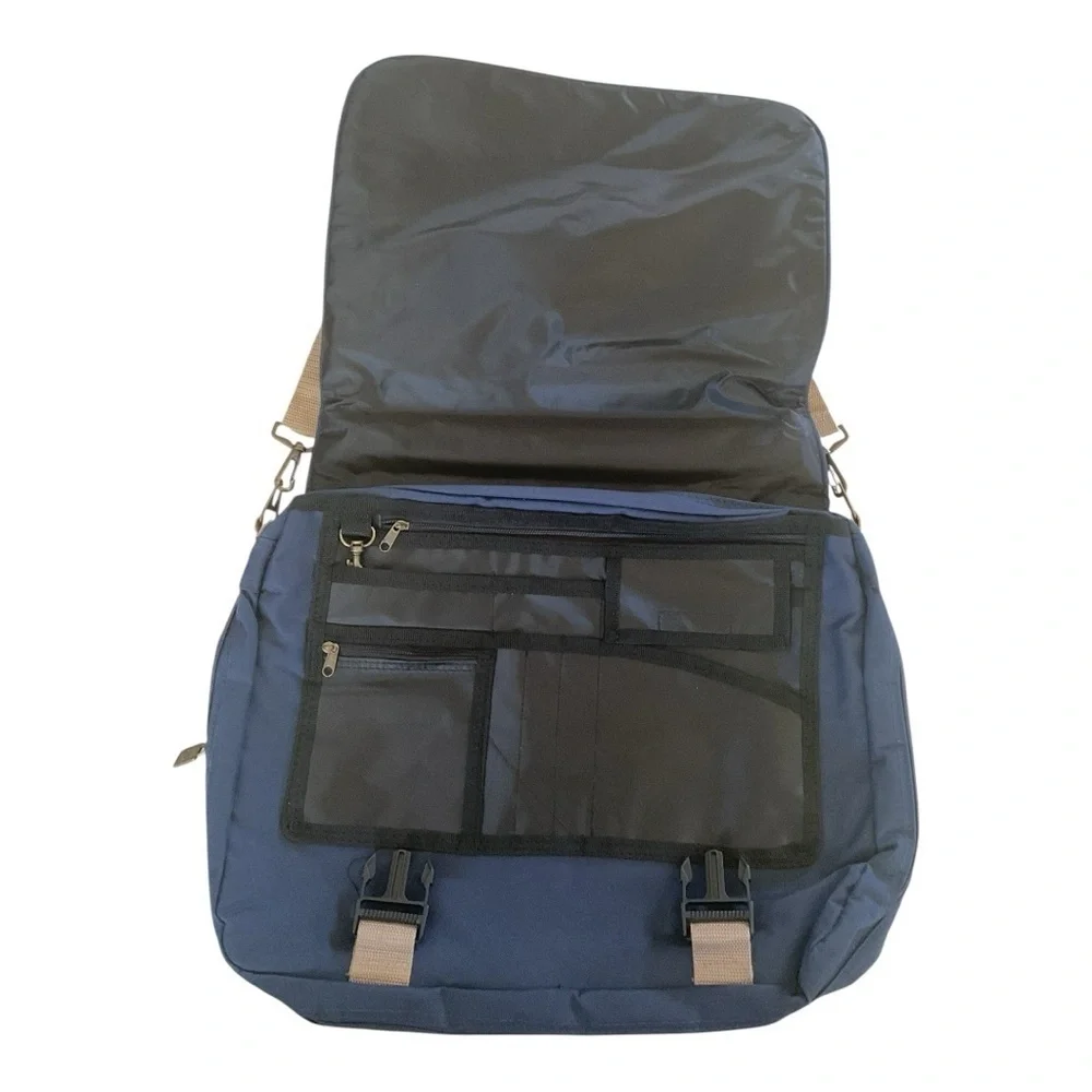 🎙️ NAFB National Association of Farm Broadcasting Messenger Bag – Navy Blue